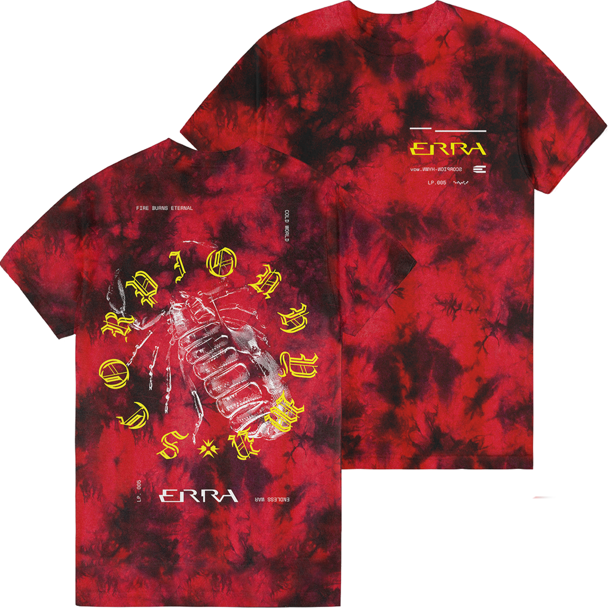Scorpion Red Dye Tee