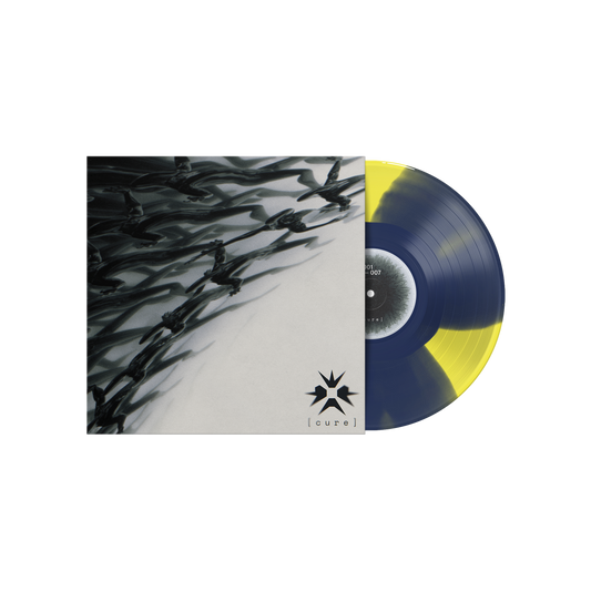 CURE 12” Vinyl (Dark Blue & Transparent Yellow Triple Button)